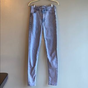 American eagle purple wash jeans